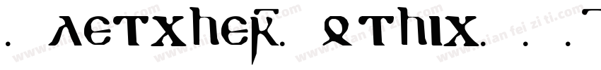 Fletcher-Gothic(1)字体转换