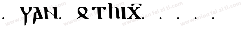 HwanGothic字体转换