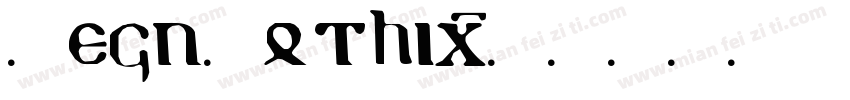 JejuGothic字体转换