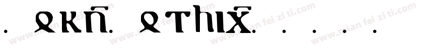 Koku-Gothic字体转换