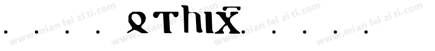 MDPGothic字体转换