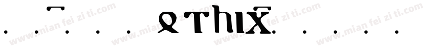 MS-PRGothic字体转换
