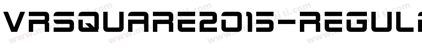 VRSQUARE2015-Regular字体转换