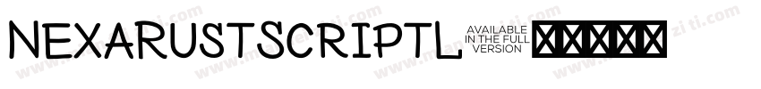 NexaRustScriptL字体转换