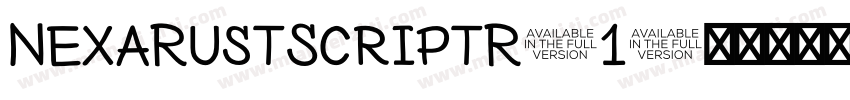NexaRustScriptR-1字体转换