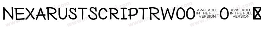 NexaRustScriptRW00-0字体转换