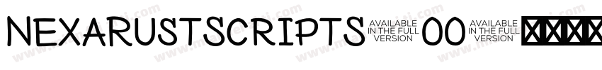 NexaRustScriptS-00字体转换