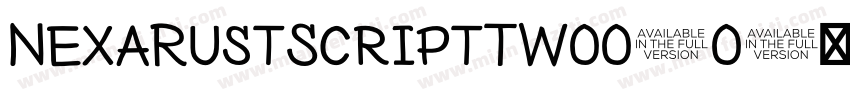 NexaRustScriptTW00-0字体转换