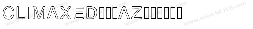 Climaxed-11AZ字体转换
