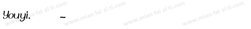 Youyi.鞠婉言字体转换