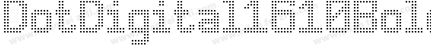 DotDigital1610Bold7-w1wo6字体转换