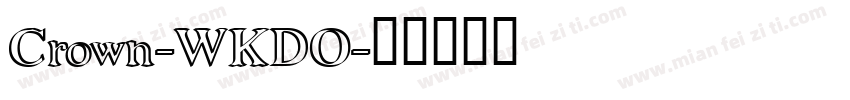 Crown-WKDO字体转换
