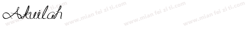 Akuilah字体转换