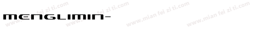 menglimin字体转换