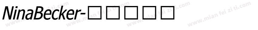 NinaBecker字体转换