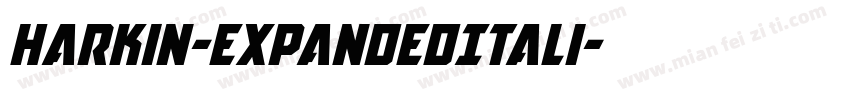 Harkin-ExpandedItali字体转换