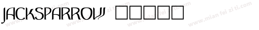 Jacksparrow字体转换