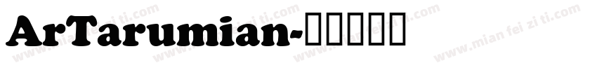 ArTarumian字体转换