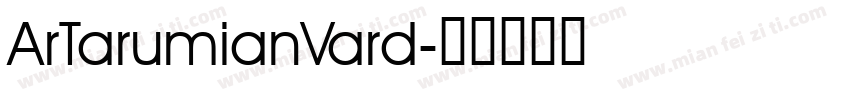ArTarumianVard字体转换
