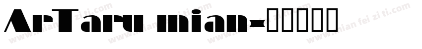 ArTarumian字体转换