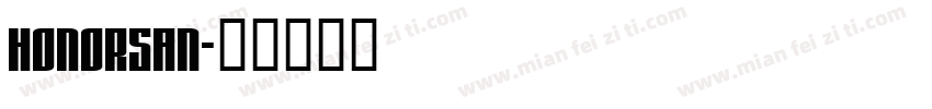 HONORSAN字体转换
