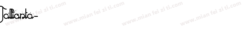Jalliesta字体转换