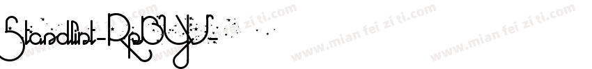 Standlist-RpBYV字体转换