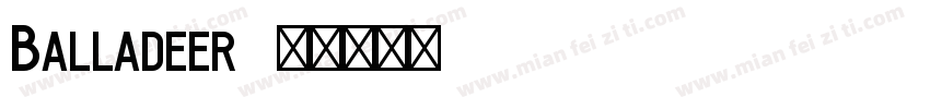 Balladeer字体转换