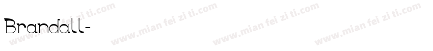 Brandall字体转换
