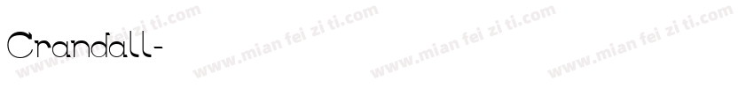 Crandall字体转换