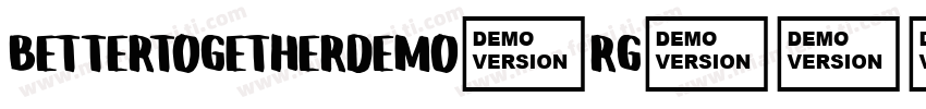 BetterTogetherDemo-rG57字体转换
