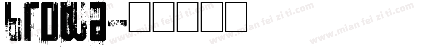 browa字体转换