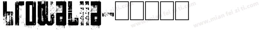 browaliia字体转换