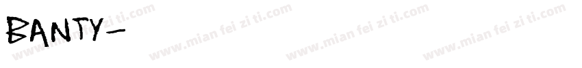 Banty字体转换