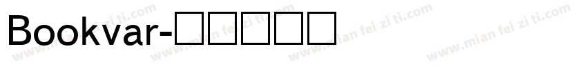 Bookvar字体转换
