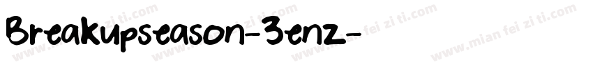 Breakupseason-3enz字体转换