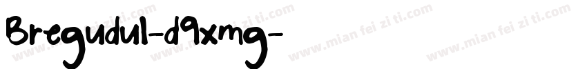 Bregudul-d9xmg字体转换