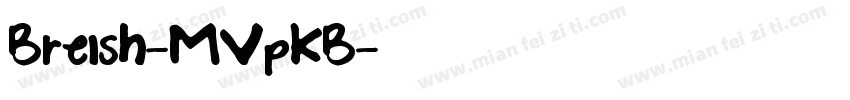 Breish-MVpKB字体转换