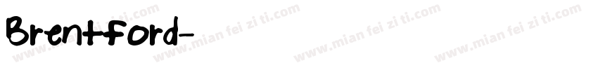 Brentford字体转换