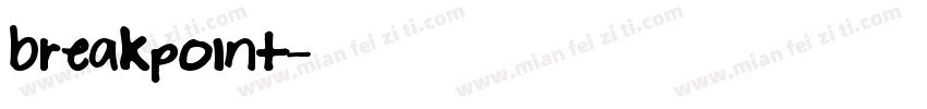 breakpoint字体转换