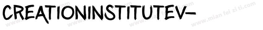 CREATIONINSTITUTEV字体转换