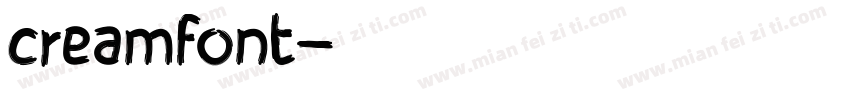 creamfont字体转换