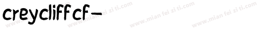 creycliffcf字体转换