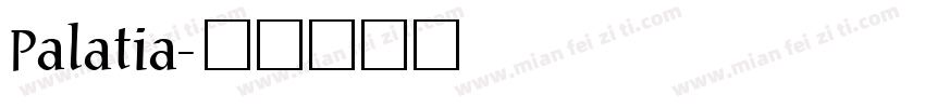Palatia字体转换