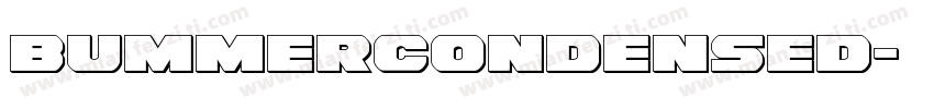 BummerCondensed字体转换
