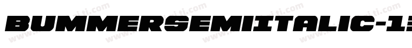 BummerSemiItalic-13Vg字体转换