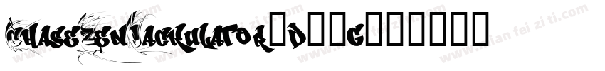 ChaseZenJackulator-d83g字体转换