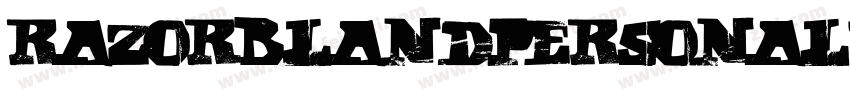 RazorBlandPersonalUs字体转换
