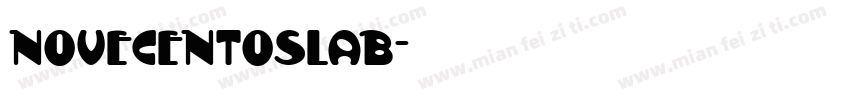 novecentoslab字体转换