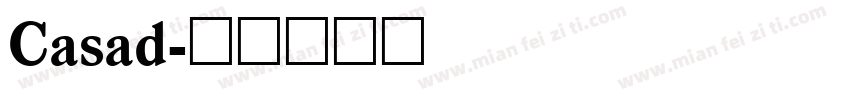 Casad字体转换